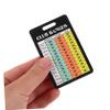 Anneome 10pcs Golf Scorecards with Font Display Durable Golf Scorekeeper Cards for Accurate Score Tracking and Distance Reference view 3