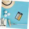 Anneome 10pcs Golf Scorecards with Font Display Durable Golf Scorekeeper Cards for Accurate Score Tracking and Distance Reference view 4