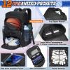 RAINSMORE Basketball Backpack 45L Basketball Bag with Separate Ball Holder & Shoes Compartment Baseball Bag for Youth & Adult Lightweight Softball Bat Bag view 2