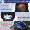 RAINSMORE Basketball Backpack 45L Basketball Bag with Separate Ball Holder & Shoes Compartment Baseball Bag for Youth & Adult Lightweight Softball Bat Bag view 3