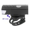 BicycleLight Set, USB Rechargeable BicycleLight Set, High Brightness Lighting BicycleLight Set, BicycleBlack Front Light Red Tail Light, Suitable for Night Cycling view 3