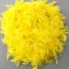 LJJCSFF 2m Fluffy Turkey Feather Boa Scarf Wedding Party Feather Boas Halloween Costumes Boas Yellow Feather Boa Long Dancing Queen Boa view 4