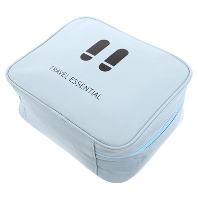 Supply Bag Travel Medicine Organizer Compact First Aid Kit for Home Travel Small Emergency Pouch Pu Material