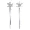 Cute AcrylicChristmas Earrings for Women | Cute Christmas Tree Cake Shape Earring, Holiday Gifts for Women | Christmas Decorations Clearance (C - Snowflake) view 1