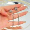 Cute AcrylicChristmas Earrings for Women | Cute Christmas Tree Cake Shape Earring, Holiday Gifts for Women | Christmas Decorations Clearance (C - Snowflake) view 4