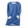 KICILVS Fleece Lined Sweatshirt Women's Thermal Top view 1