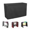 Dumbbell Rack Cover Rectangular Protective Water Resistant Oxford Cloth Holder Cover Frame Dust Weight Designed Specifically for Home Gym Set Brackets view 3