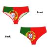 HJKTVDRQ Portuguese Flag Print Essential Women'S Briefs,Cotton Blend Underwear For Women In Convenient Multipack Black view 4