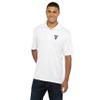 Vantage Apparel Men's Collegiate Premium Moisture Wicking White Icon Polo, Howard University Bison, 4X-Large view 1