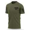 13FA Police K9 Cotton Blend Shirt - USA Patriotic Durable Tee - Soft Comfort. Perfect for on Duty view 3