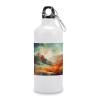 HKMNTGD Leak Proof Water Bottles Mens Mountains And Sun Printed Travel Aluminum Sport Water Bottle Great for Gym Or Outdoor Sports Like Hiking Camping And Cycling view 1