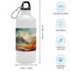 HKMNTGD Leak Proof Water Bottles Mens Mountains And Sun Printed Travel Aluminum Sport Water Bottle Great for Gym Or Outdoor Sports Like Hiking Camping And Cycling view 2