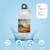 HKMNTGD Leak Proof Water Bottles Mens Mountains And Sun Printed Travel Aluminum Sport Water Bottle Great for Gym Or Outdoor Sports Like Hiking Camping And Cycling view 4