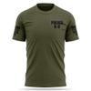 13FA Police K9 Cotton Blend Shirt - USA Patriotic Durable Tee - Soft Comfort. Perfect for on Duty