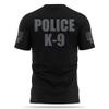 13FA Police K9 Cotton Blend Shirt - USA Patriotic Durable Tee - Soft Comfort. Perfect for on Duty view 2