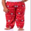 Peanuts Snoopy Girl's Christmas Sweater Sleep Tossed Print Pajama Pants For Kids (4/5) view 3