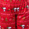 Peanuts Snoopy Girl's Christmas Sweater Sleep Tossed Print Pajama Pants For Kids (4/5) view 4