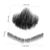 BESTYASH Handwoven Real Human Hair Fake Mustache for Men Realistic Costume Beard Black view 2