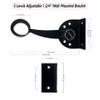 Atletic Bar Ballet Singe Barre 5 Levels Wall-Mounted Adjustable Brackets USA Made, Gym, Home and Studio, Kids and Adults, Fitness, Dance. (Black, 8 FT) view 4