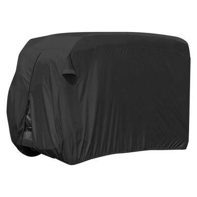 equlup Universal 2-4 Passenger Golf Cart Cover WaterproofPolyester Golf Cart Cover Windproof Sunproof Golf Cart Cover Protector for 4 Passenger