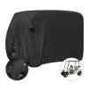 equlup Universal 2-4 Passenger Golf Cart Cover WaterproofPolyester Golf Cart Cover Windproof Sunproof Golf Cart Cover Protector for 4 Passenger view 3