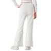 Rolanko Girls Flare Sweatpants Elastic Waist Bell Bottom Wide Leg Pants for Kids Sweats with Pockets (WhiteGrey, 6-7) view 4