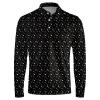 SQPO Golf Men's Long Sleeve Golf Shirt, Light, Cool, Quick-Drying, Casual Collared Polo Shirt for Sports and Hiking Large view 3