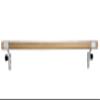 Atletic Bar Ballet Singe Barre 5 Levels Wall-Mounted Adjustable Brackets USA Made, Gym, Home and Studio, Kids and Adults, Fitness, Dance. (Black, 16 FT) view 4