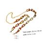 DEARMAMY Leopard Print Earphone Chain Anti-lost Sunglasses Chain Safe and Comfortable Wear for Sports view 2