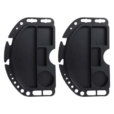 Milisten 2pcs Bike Repair Tray Maintenance Pallet for Organization Lightweight Wear-resistant for Folding Mountain and Road Convenient Installation