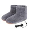 haozaikeji USB Heating Slippers Electric Foot Warmer Heated Boots Slippers Warm House Shoes Slippers for Women Men view 2
