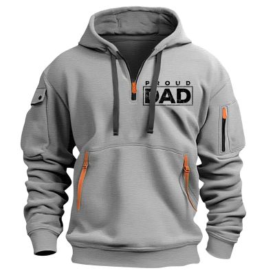 Aztec Mens Pullover,Lightweight Quarter Zip Pullover Men Tactical Cargo Long Sleeve Workout Hoodie Vintage Jacket Winter Sweatshirt(3X-Large,Grey)