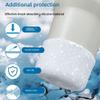 GINTBN Silicone Boot for Stanley 40/30/20 oz Tumbler, Christmas Snowflake Textured Silicone Tumbler Boot Anti-Slip Bottle Bottom Sleeve Cover for 2.8-2.95in Bottom view 4