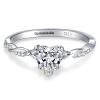 Yaresul Customizable Birthstone Ring for Women 925 Sterling Silver Promise Ring for Her Sterling Silver Heart Ring Heart Cut Cubic Zirconia Ring Engagement Ring Size 5 view 2