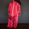 LILTWIST Silk Satin Pajamas Set for Women 2 Piece Floral Pjs Wide Leg Lounge Pants Set Long Sleeve Button down Pj Shirts Set view 4