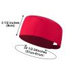 TopTie Custom Chef Hat for Men Women, Breathable Mesh Top Chef Cap with Hook and Loop for Cooking Baking-Red view 2