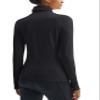 MAGCOMSEN Winter Running Gear for Women Long Sleeve Shirt Thermal Underwear Fleece Turtleneck Tops Base Layer Black L view 2