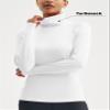 MAGCOMSEN Fleece Lined Tops for Women White Thermal Long Sleeve Shirts Turtle Necks Athletic Ski Base Layers White L view 4