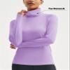MAGCOMSEN Womens Base Layer Thermal Underwear Fleece Lined Long Sleeve Shirt Warm Mock Turtle Neck Active Tops Purple 2XL view 4