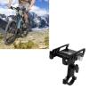 Phefop Smartphone Holder, Fixed, Lightweight, Mobile Phone Holder, Smartphone Compatible with Widths of 60-100mm, Aluminum Alloy, Stable (Black [Boxed]) view 3