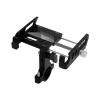 Phefop Smartphone Holder, Fixed, Lightweight, Mobile Phone Holder, Smartphone Compatible with Widths of 60-100mm, Aluminum Alloy, Stable (Black [Boxed]) view 4