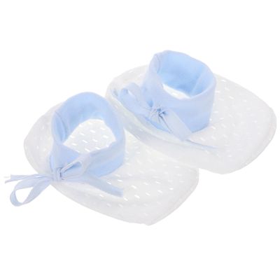 LIFKOME Newborn Mittens Non-slip Gloves for Girls Boys Soft and Breathable No Scratch Mittens Adjustable Drawstring for Months Boy Girl