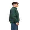 Milltex Unisex Heavyweight Quarter Zip Fleece Jacket, Combed Cotton Blend Pullover with Soft Brushed Interior 935 - Forest view 2