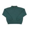 Milltex Unisex Heavyweight Quarter Zip Fleece Jacket, Combed Cotton Blend Pullover with Soft Brushed Interior 935 - Forest view 3