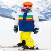 SATINIOR 2 Pairs Kids Waterproof Winter Snow Gloves Ski Gloves for Boy Girl Outdoor Warm Thickening Snowboard(Cyan, Rosarot,10-15 Years) view 4