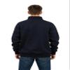 Milltex Unisex Heavyweight Quarter Zip Fleece Jacket, Combed Cotton Blend Pullover with Soft Brushed Interior 935 - Navy view 2