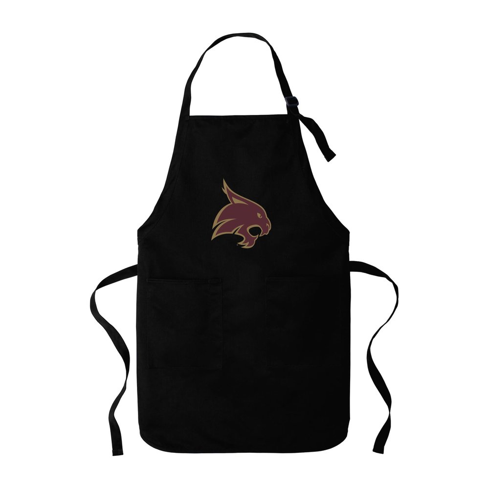 Sport Your Gear Texas State Bobcats Full Length Tailgating and Kitchen Grilling Apron with Pockets