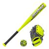 Ortiz34 Youth T-Ball Set, 25" Signature Aluminum T-Ball Bat with -10 Drop, Foam Core T-Ball, 9" Lightweight Youth Glove, Vibrant Graffiti Print view 1