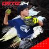 Ortiz34 Youth T-Ball Set, 25" Signature Aluminum T-Ball Bat with -10 Drop, Foam Core T-Ball, 9" Lightweight Youth Glove, Vibrant Graffiti Print view 2
