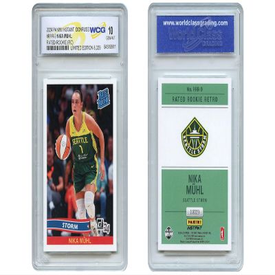 2024 Panini Nika MUHL Donruss Rated Rookie Card #RRR9  Graded GEM-Mint 10